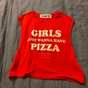 The Laundry Room Muscle Top  OS CROP TOP